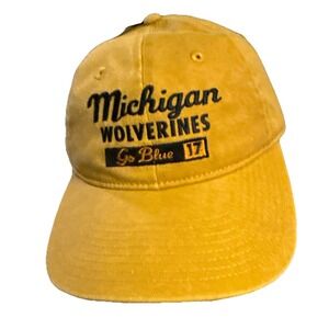 Michigan Wolverines Hat Adjustable Strap‎ Block Embroidery Champion New H77